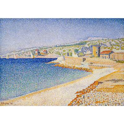 Paul Signac, Jetty at Cassis, Opus 198, 1889, Pearl Photo Paper, B1 Size