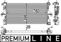 Mahle KüHler WasserküHler MotorküHler FüR Fiat Ducato Kasten 250 290 250 290