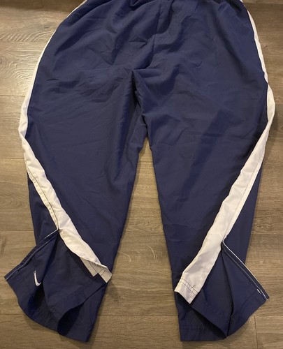 Nike Swoosh Pants Girls Training Active Medium 10-12 Swoosh Navy/White Pockets - Picture 2 of 9