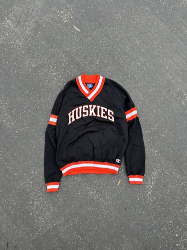 Vintage raro Washington Huskies Champion girocollo uomo taglia M