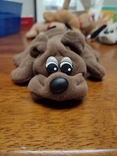 Vintage Tonka Pound Puppy Rumple Skins Brown, 80s Retro Toys, Stuffed Dog