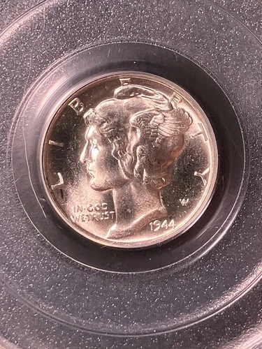 1944 MS66 Mercury Dime, OGH! PCGS 7540498