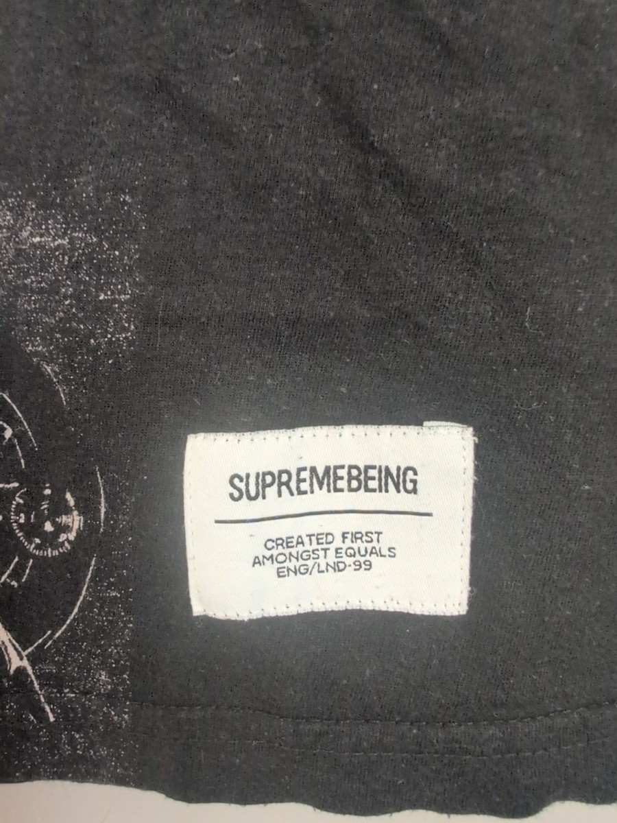SupremeBeing Vinyl Record Player Turntable DJ Cotton Small Black T Shirt A3-1-12 View 2