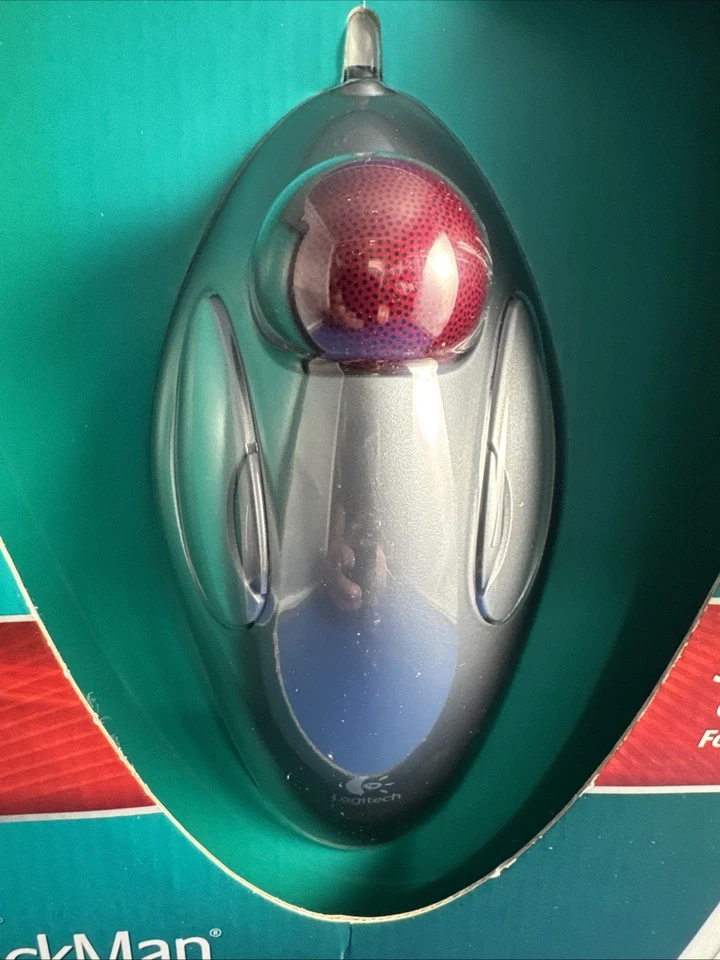 Logitech T-BC21 Track Man Marble Wired USB Trackball Mouse New Sealed - Image 2 of 4