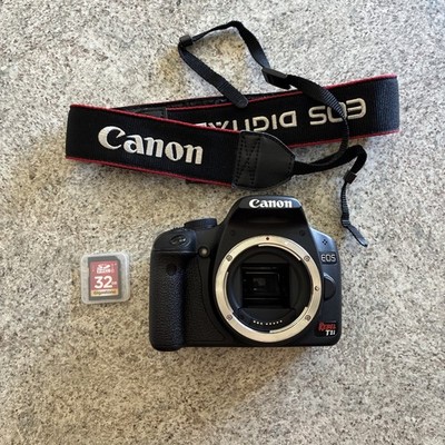 Canon EOS Rebel T1i / 500D 15.1MP DSLR Camera Body w/ Battery Tested Working