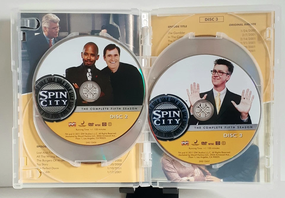 Spin City _ Season Five _ 4 DVD _ Fifth Season 5 _ 2011 _ Charlie Sheen_ NEW - Image 4 of 4