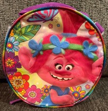 Peace Love Troll Dreamworks Glitter Lunch Bag Purse Toy Carrying Poppy Trolls