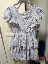 Love Shack Fancy Floral Mini Dress L