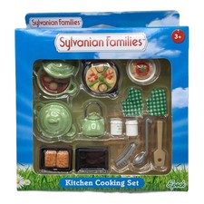 EPOCH Sylvanian Families Kitchen Cooking Set Excellent JAPAN