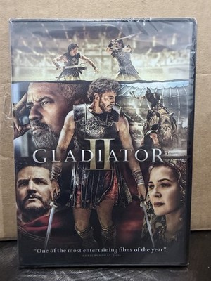 NEW Gladiator II (DVD, 2024) Paul Mescal Denzel Washington SEALED Ridley Scott