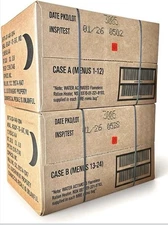 MRE US Military Ready to Eat Meals INSP 2026 - Case A + Case B (24 Total Meals)