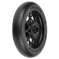 Pro-Line 1/4 Supermoto Tire Front MTD Black Wheel: PM-MX - PRO10222-10