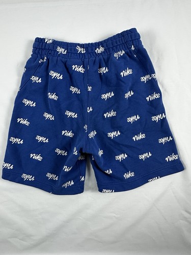 Nike Sportswear Shorts Basketball Athleisure Streetwear Blue Large Boys - Picture 3 of 8