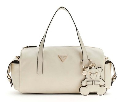 GUESS Kassie Box Satchel S Handtasche Umhängetasche Tasche Cream White creme Neu