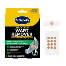 Dr. Scholl  s Clear Away Wart Remover Hydrogel Bandages 9 Count Pack of 1 