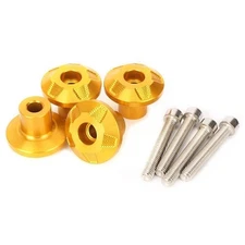 Front Fender Screw Bolt Fork Protector Caps For Yamaha MT-07 FZ-07 MT09 Gold