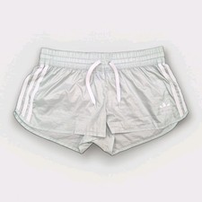 ADIDAS Glanz Shorts Damen 40 mint Lauf Freizeit Badehose Vintage Sport Retro Gym