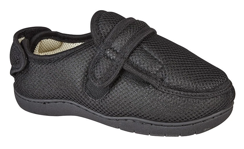 Mens Womens Diabetic Slippers Orthopaedic Memory Foam Wide Fitting Shoes Size