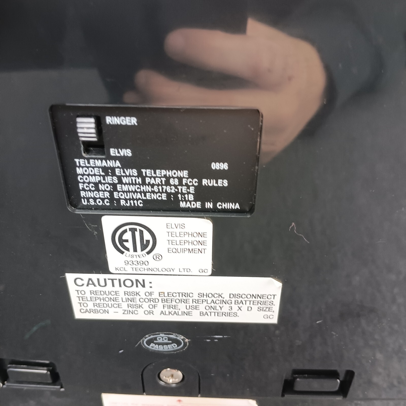 1996 TeleMania Elvis Presley Jail House Rock Singing Dancing Telephone Works!