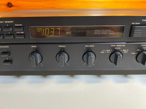 Vintage 1980s 80s 1990s 90 Stereo Receiver Reciever Japan Tested PHONO - Picture 3 of 13