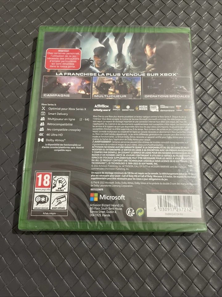 Call of duty Modern Warfare II 2 MW2 Cross-Gen- Xbox One & Series X-  VF 🇫🇷 - Photo 2/2