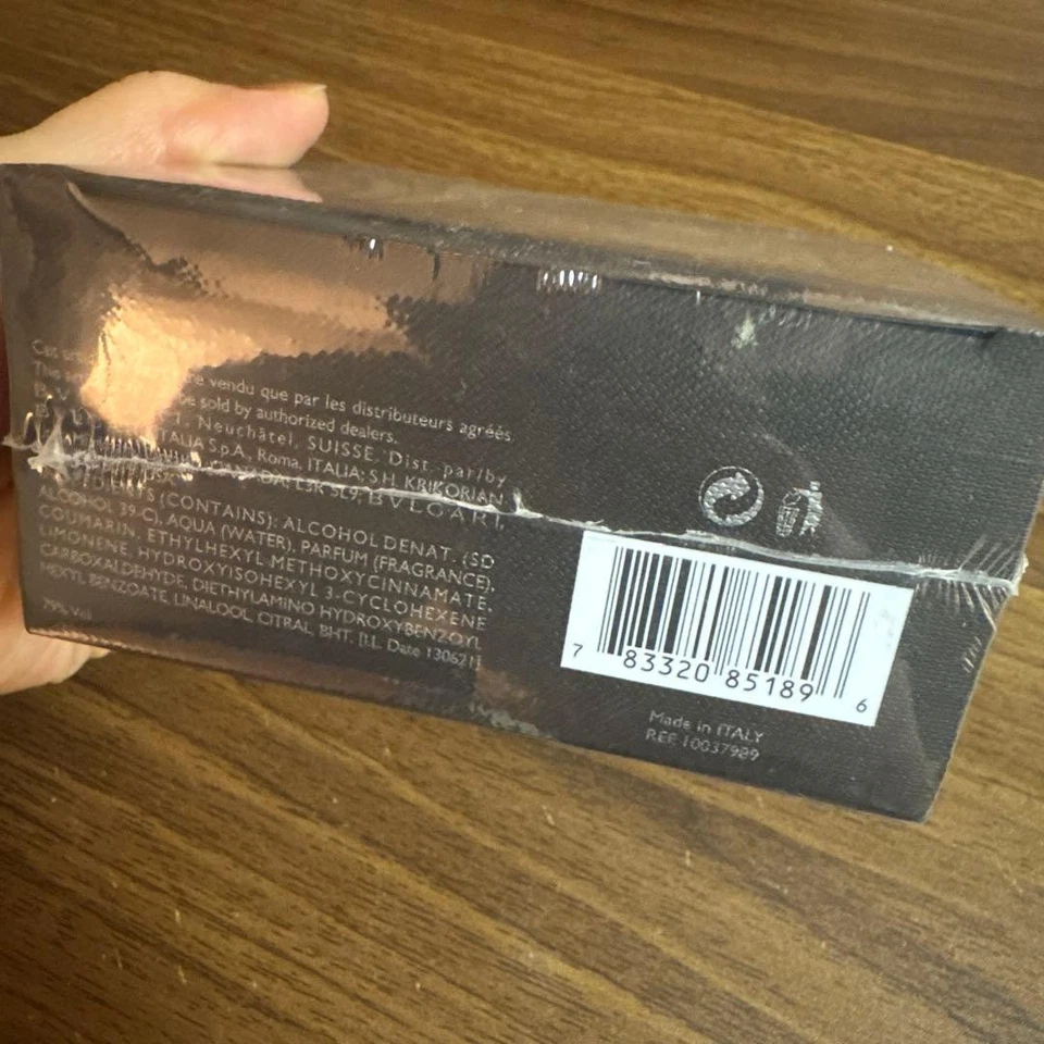 Descontinuado RARO BVLGARI Negro Eau de Toilette EDT 40 ml 1,35 fl oz Perfume Nuevo en Caja Foto 3 de 4