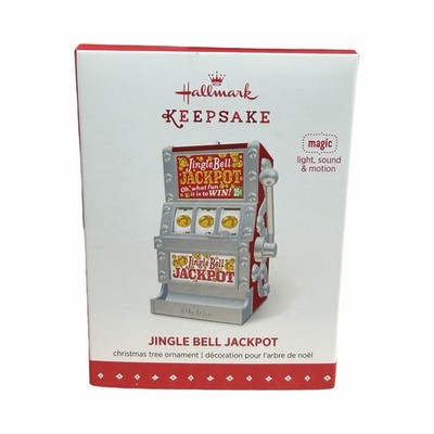 2015 Hallmark Jingle Bell Jackpot Ornament - Slot Machine