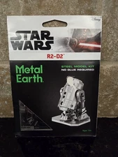 Disney Parks R2-D2 Star Wars Droid Depot Metal Earth 3D Model Kit NEW
