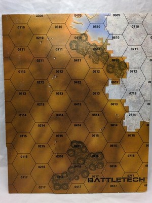 (1) Of Battletech Map Set#2 City Ruins 1988 Map