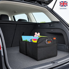 Heavy Duty Collapsible Car Boot Organiser Tidy Storage Box Foldable Universal Uk