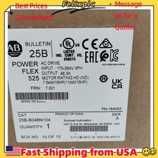 AB 25B-B048N104 Powerflex AC Drive 25BB048N104 7.5kW 10Hp New Sealed US Free Tax