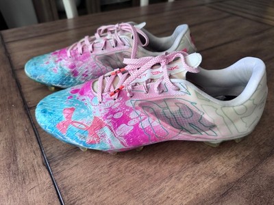 Under Armour Blur Lux LE Cleats Size 12 Men's Drip Multicolor 3023379-100 GUC