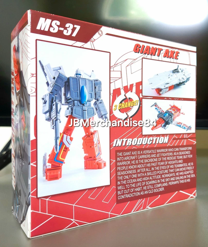 Dr. WU & Mechanic Toys MS-37 Hacha Gigante Lado Ancho SELLADA ¡NUEVA🇺🇲USA! Foto 4 de 4