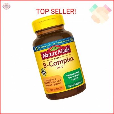Nature Made Super B Complex with Vitamin C and Folic Acid, Dietary Supplement fo