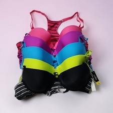 Coobie Intimates 6805 Bras 42D Lot of 5 Front Closure Padded Racerback NWT