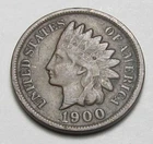 1900 INDIAN HEAD CENT,MOST OF LIBERTY, VERY NICE COIN!!!!(A2)