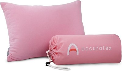 Camping Pillow for Woman-100% Cotton Breathable Cover,Shredded Memory Foam Co...