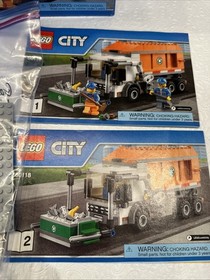 LEGO City NEW 4x4 Ambulance #40582 And Used Garbage Truck #60118