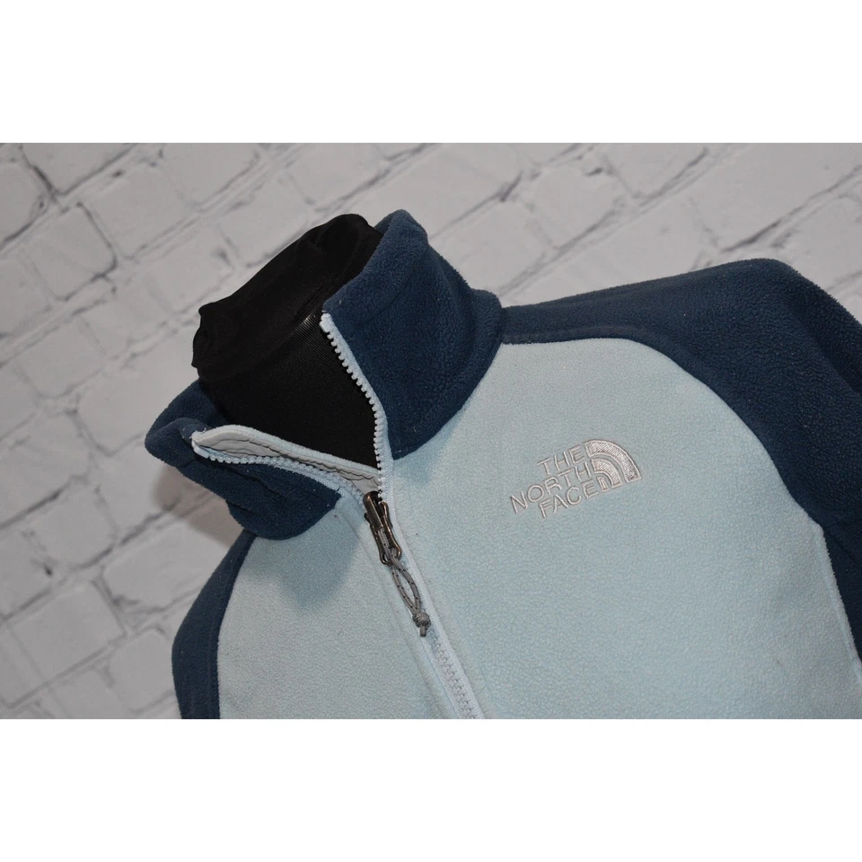 The North Face Fleece Jacket Womens Size Small Full Zip Blue Full Zip - Image 2 of 4