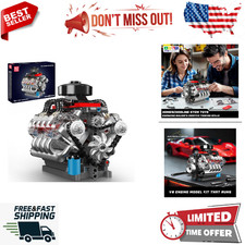 V8 Engine Model Kit - 487 Pcs to Build Your O...