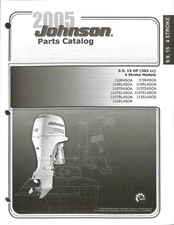 Catalogo ricambi fuoribordo 4 tempi Johnson 9,9 e 15 CV 2005 modelli J10 J15