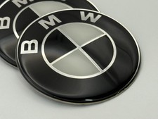 65 mm Nabenabdeckung Felgendeckel Alufelgen Aufkleber Sticker Aluminium bmw
