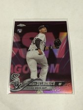 2018 Topps Chrome - Nick Delmonico #90 Pink Refractor (RC)