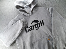Carhartt K121-HGY Hoodie Sweatshirt Mens Medium Gray Original Fit Company Logo