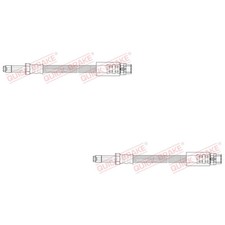 2x QUICK BRAKE Bremsschlauch links rechts für BMW 1er F20 E81 3er Touring F31