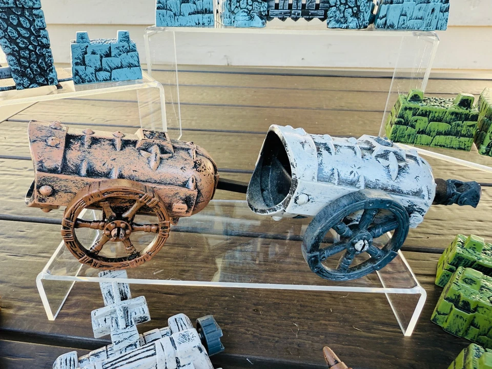 Lote de Juego Castillo Ballestas y Catapultas De Colección - Puertas Paredes Cañones Catapultas Foto 4 de 4