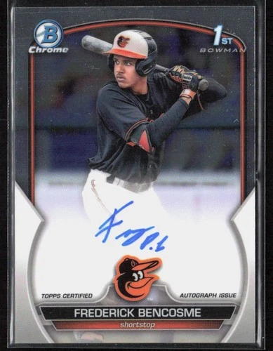 2023 Bowman Chrome Frederick Bencosme Prospect Autograph