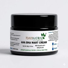 7 Days Wart Remover Cream for Men  Women Helps to eliminate of Raise Warts 50g