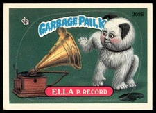 1987 Topps Garbage Pail Kids Series 8 #308b Ella P. Record
