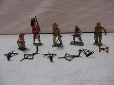 Britains Figures Lot with Cowboys, Royal Guard, Medieval